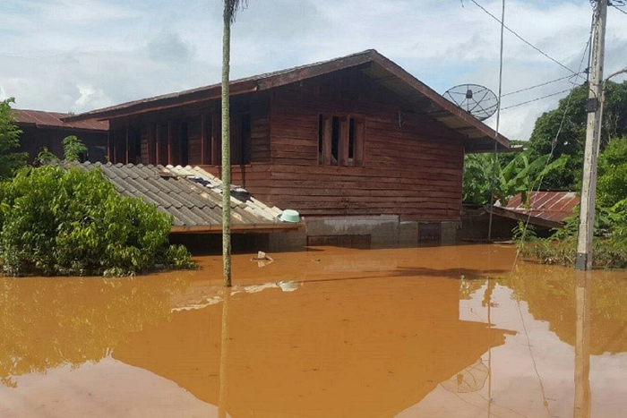 태국 북부 지역의 8,9월 폭우 피해 실태