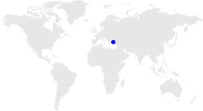 Point on 'Turkey' in world map