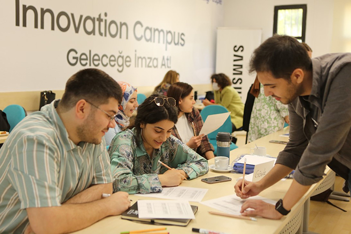 터키 ‘삼성 이노베이션 캠퍼스(Samsung Innovation Campus)’ 에서 진행된 진로 취업 특강 현장