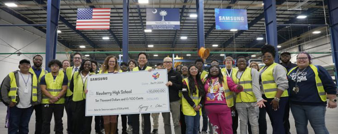 A group photo of students from Newberry High School